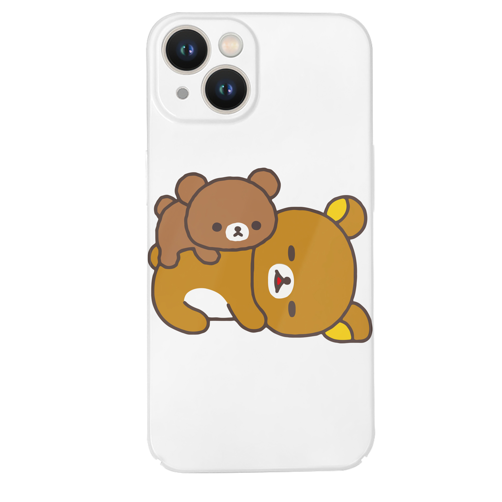 （画像用） リラックマ リラックマ キイロイトリ Rilakkuma Korilakkuma Kiiroitori 【iPhone 14シリーズ対応】ハードケース